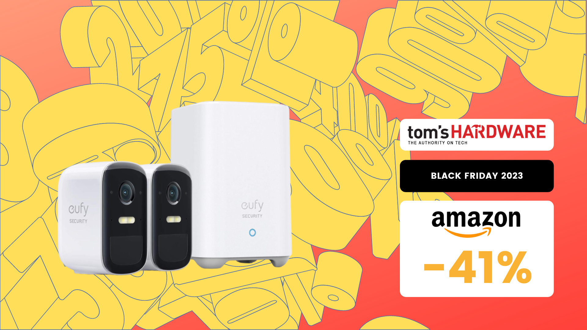 Eufy Floodlight Camera E30 Outdoor Security Cam 2K 360 ° PTZ Alert AI Detect&Tra - Foto 13