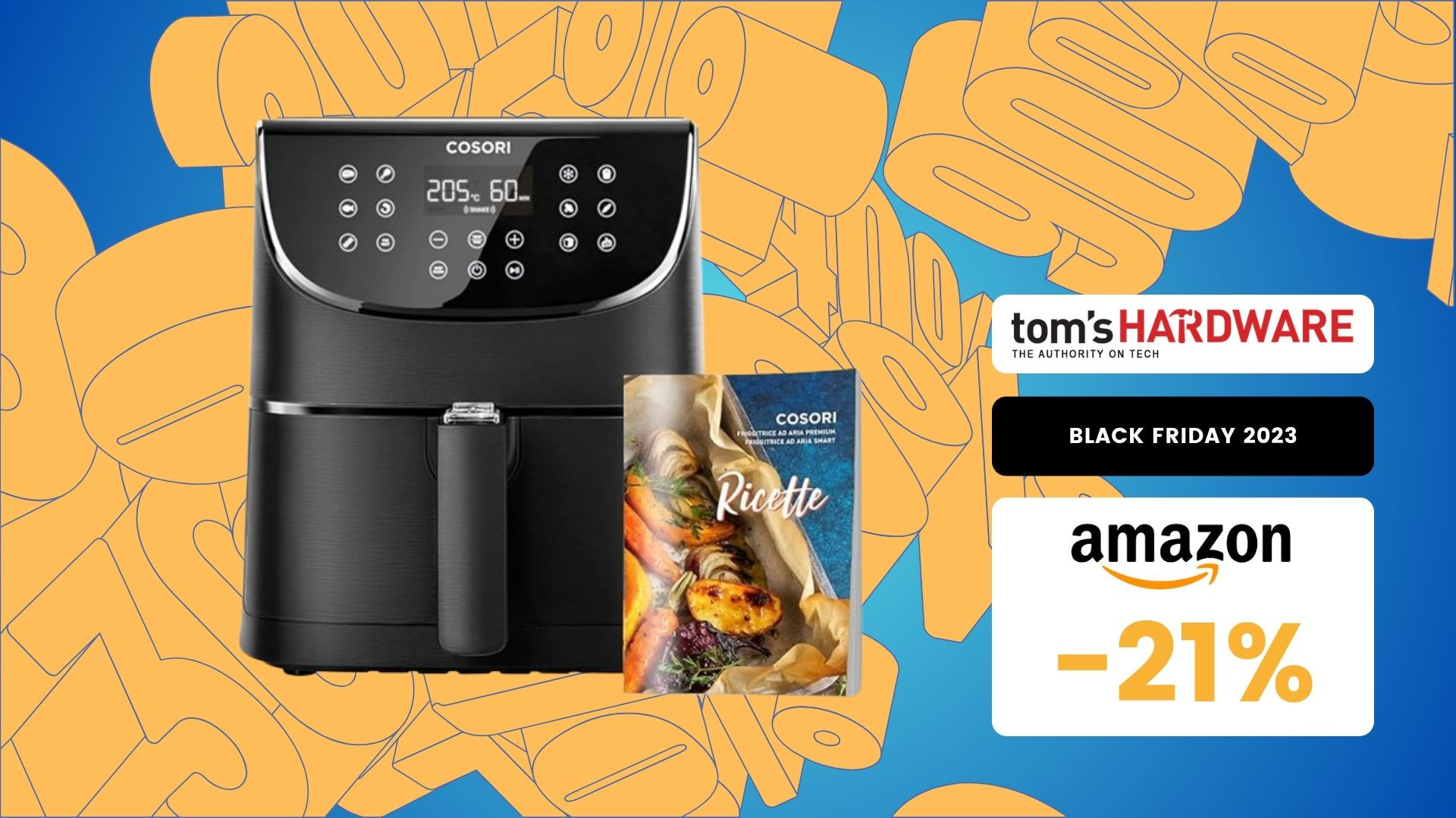 Questa friggitrice ad aria COSORI torna al MINIMO STORICO per il Black