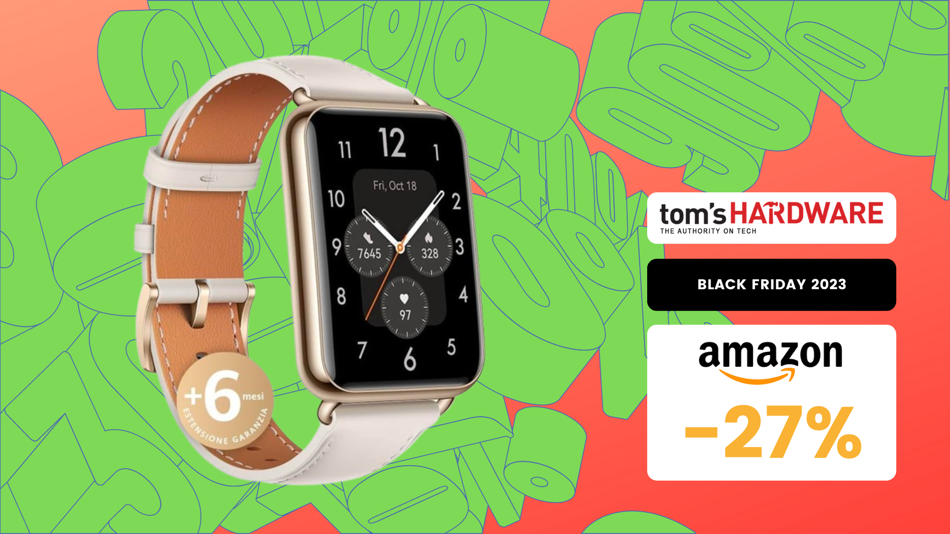 Questo smartwatch Huawei è ELEGANTE e oggi vi costa il 27 in meno