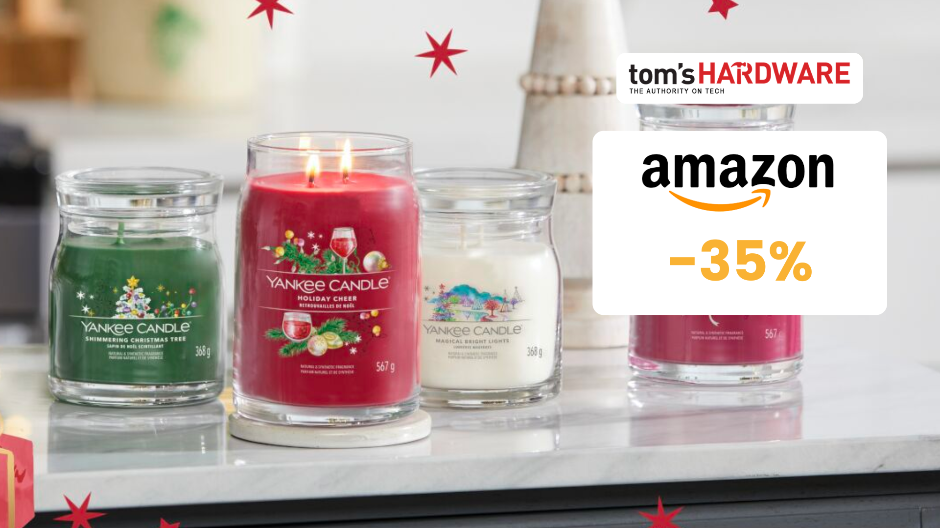 Yankee Candle ecco le offerte sulle candele natalizie e non solo