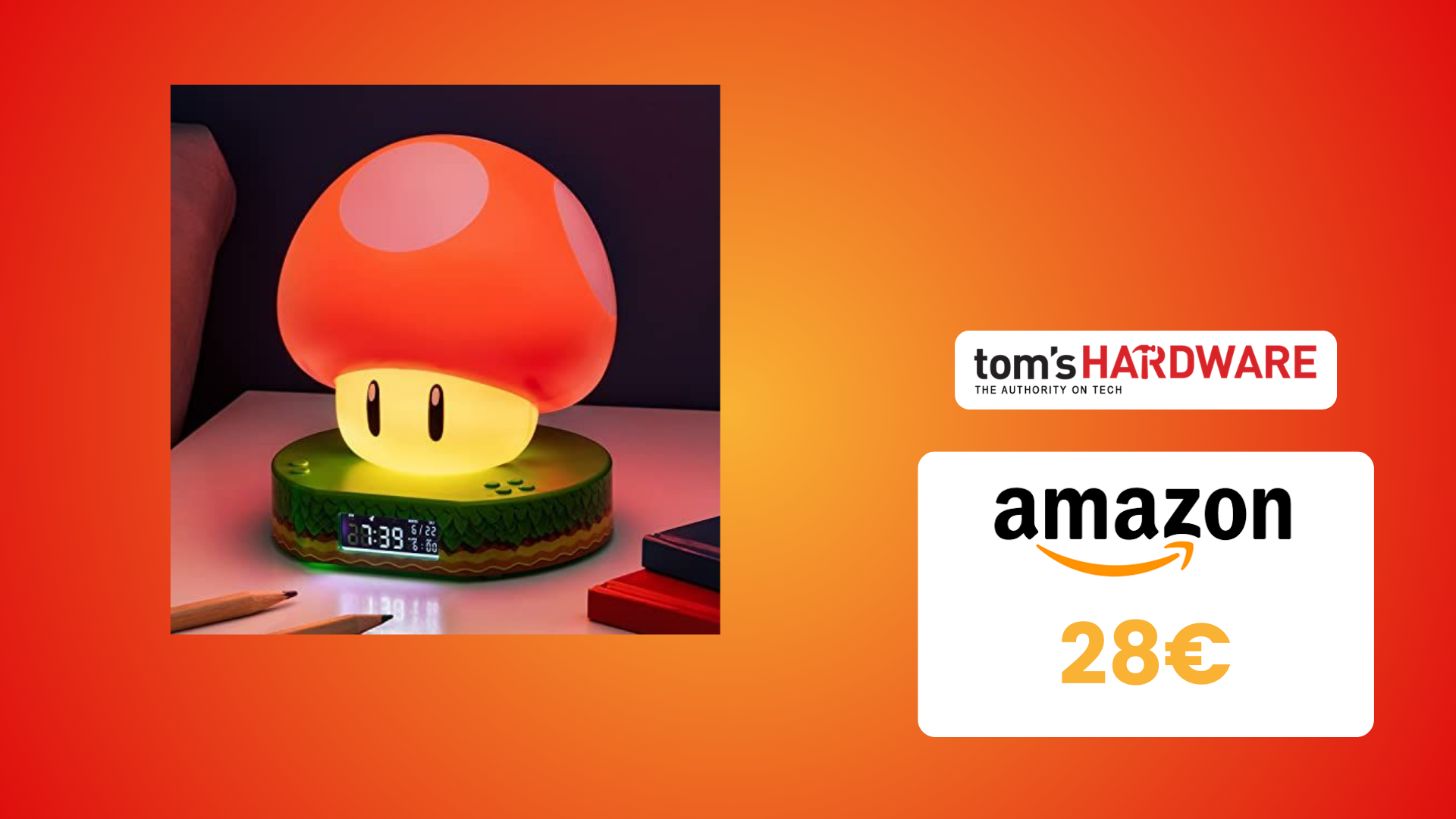PREZZO BOMBA per questa sveglia di Super Mario, ora a meno di 30€ - Tom's  Hardware