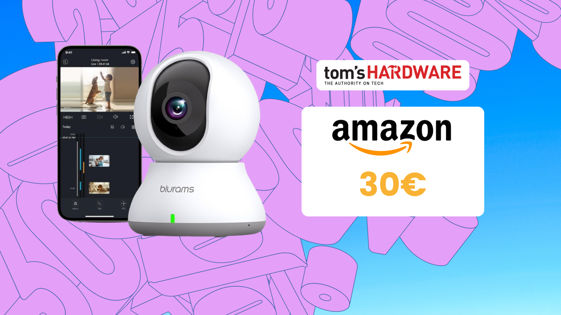 LuminiCam - Telecamera Di Sicurezza Wireless Per Interni 2K, Wi-Fi, Rilevamento AI, Visione Notturna, Batteria 120 Giorni, Cloud E MicroSD - 5