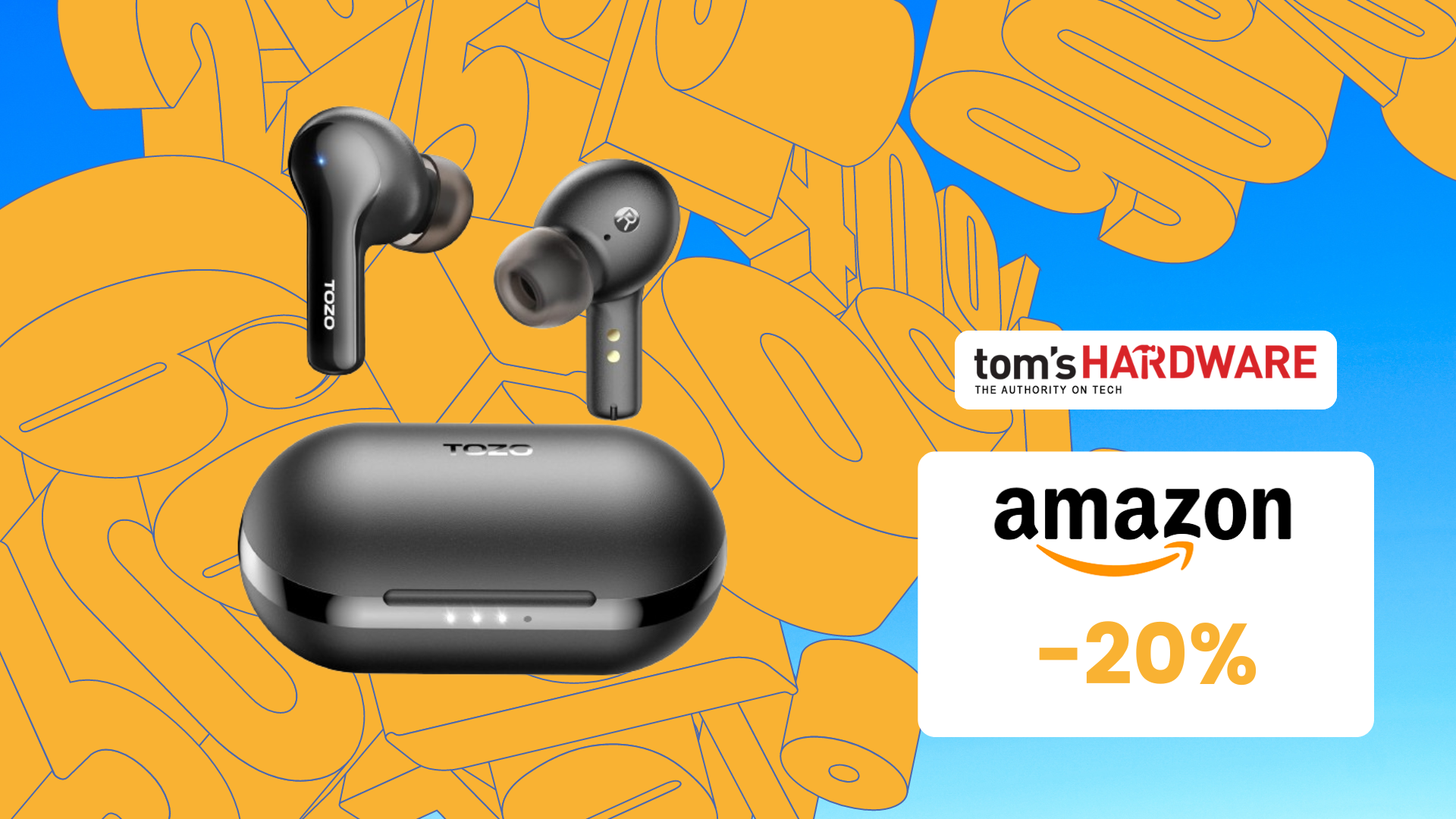 TOZO G1 Bluetooth Wireless Gaming Earbuds Earphone High Sensitivity Low Latency