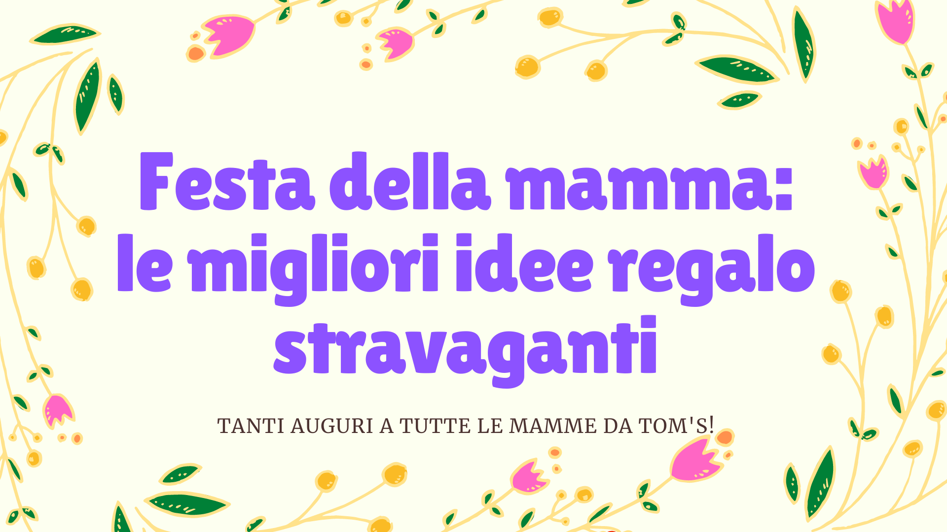 festa della mamma idee regalo