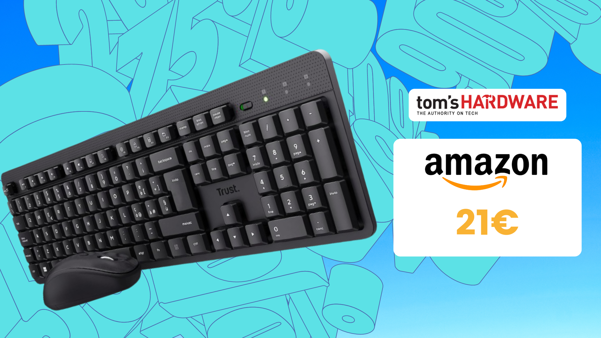 Logitech MK470 Slim Wireless Keyboard Mouse Combo - Black - QWERTY Italian