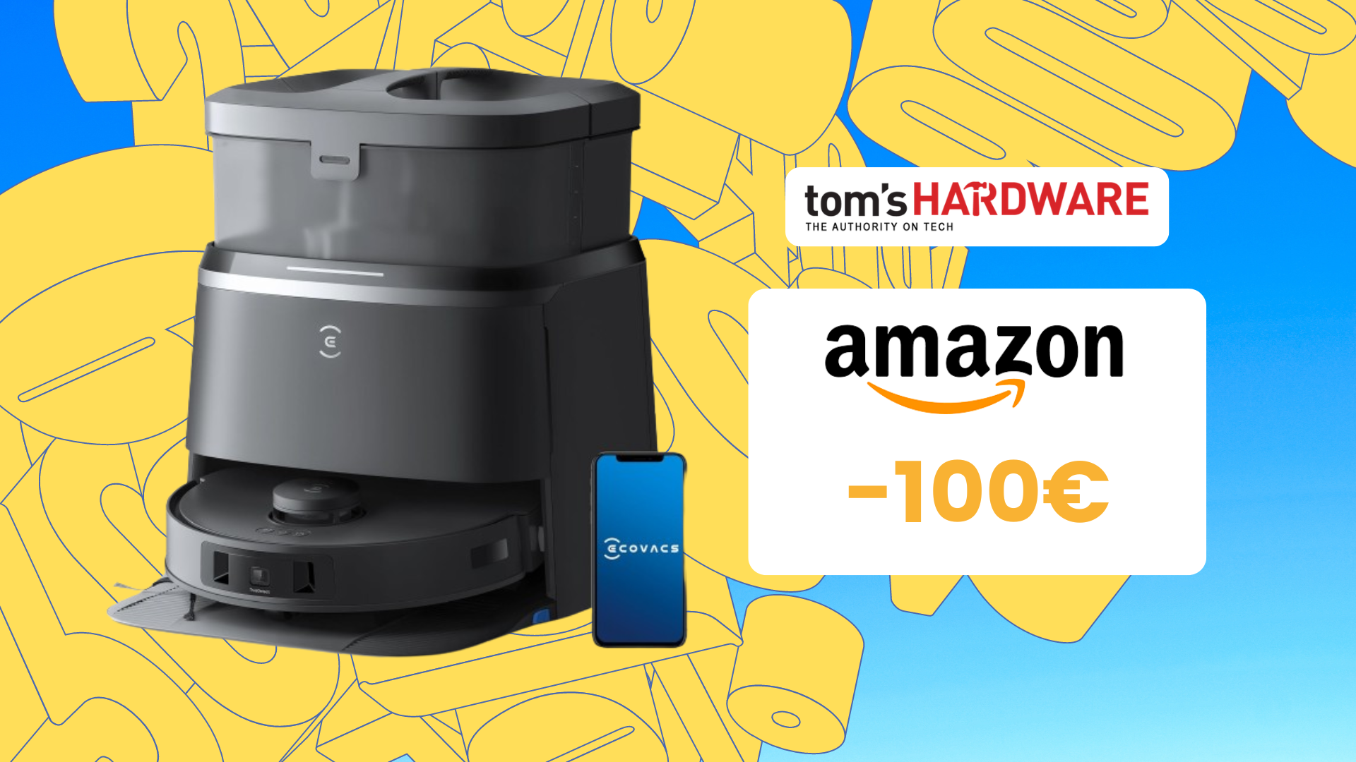 10 Sacchetti Per Aspirapolvere Ecovacs Deebot T30 Pro Omni / T30 Omni – Capacità 3L - 4