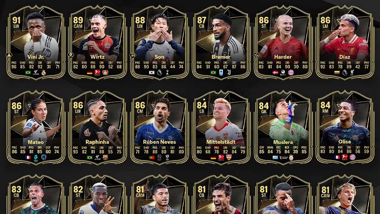 EA Sports FC 25 TOTW la lista completa Tom