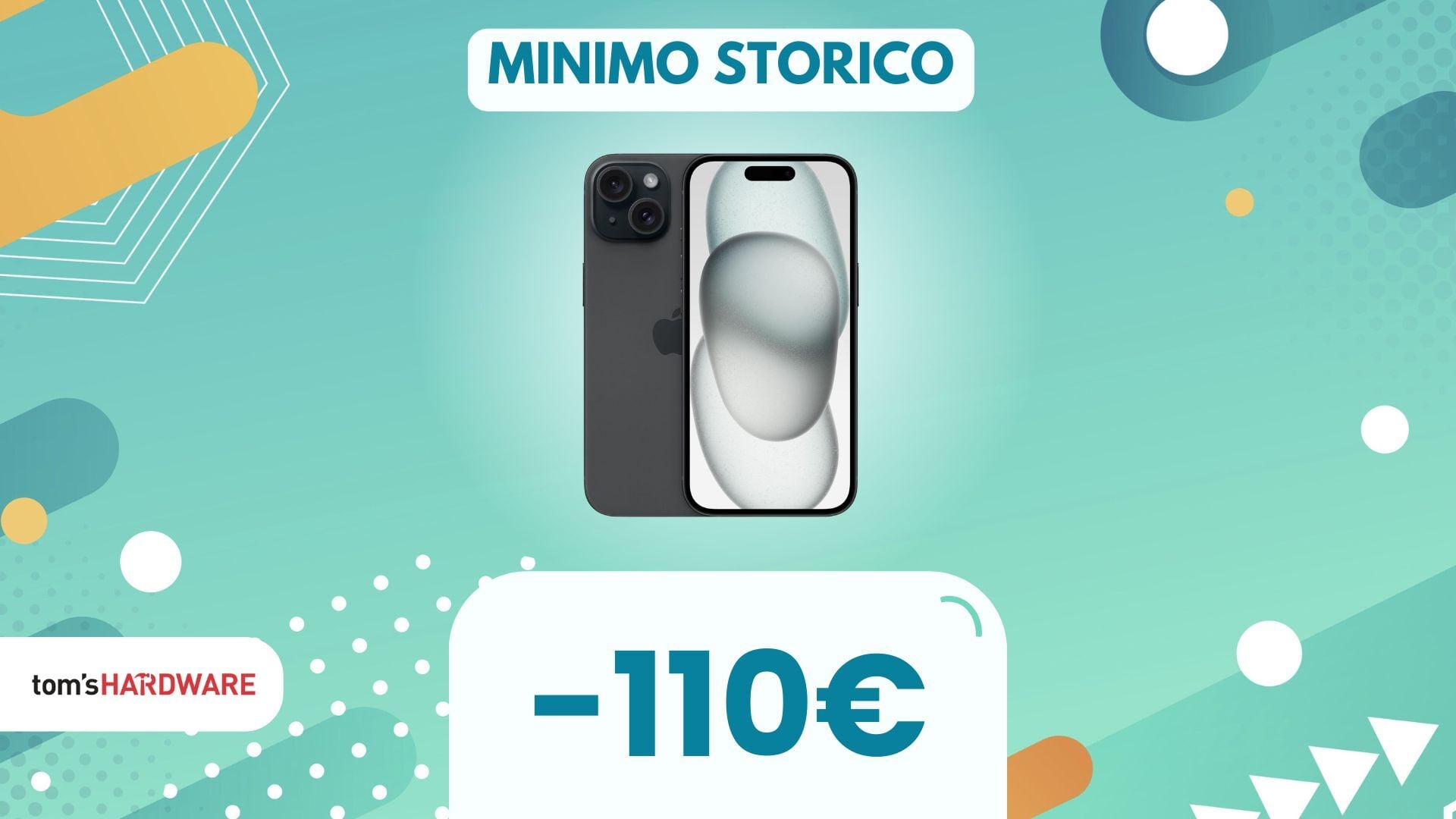 Non sarà l'ultimo uscito, ma l'iPhone 15 oggi è al MINIMO STORICO