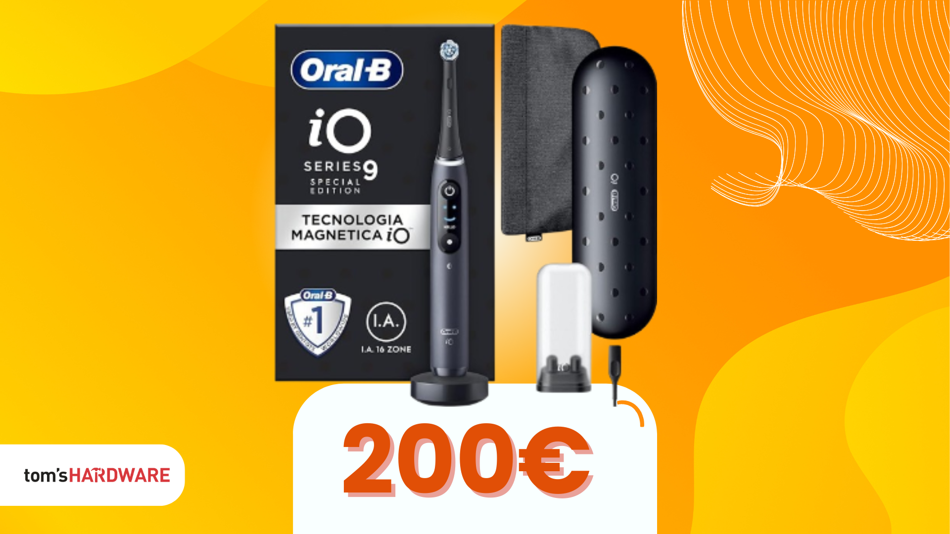 200 ユーロの Oral-B iO 9 電動歯ブラシでスターのような笑顔を！