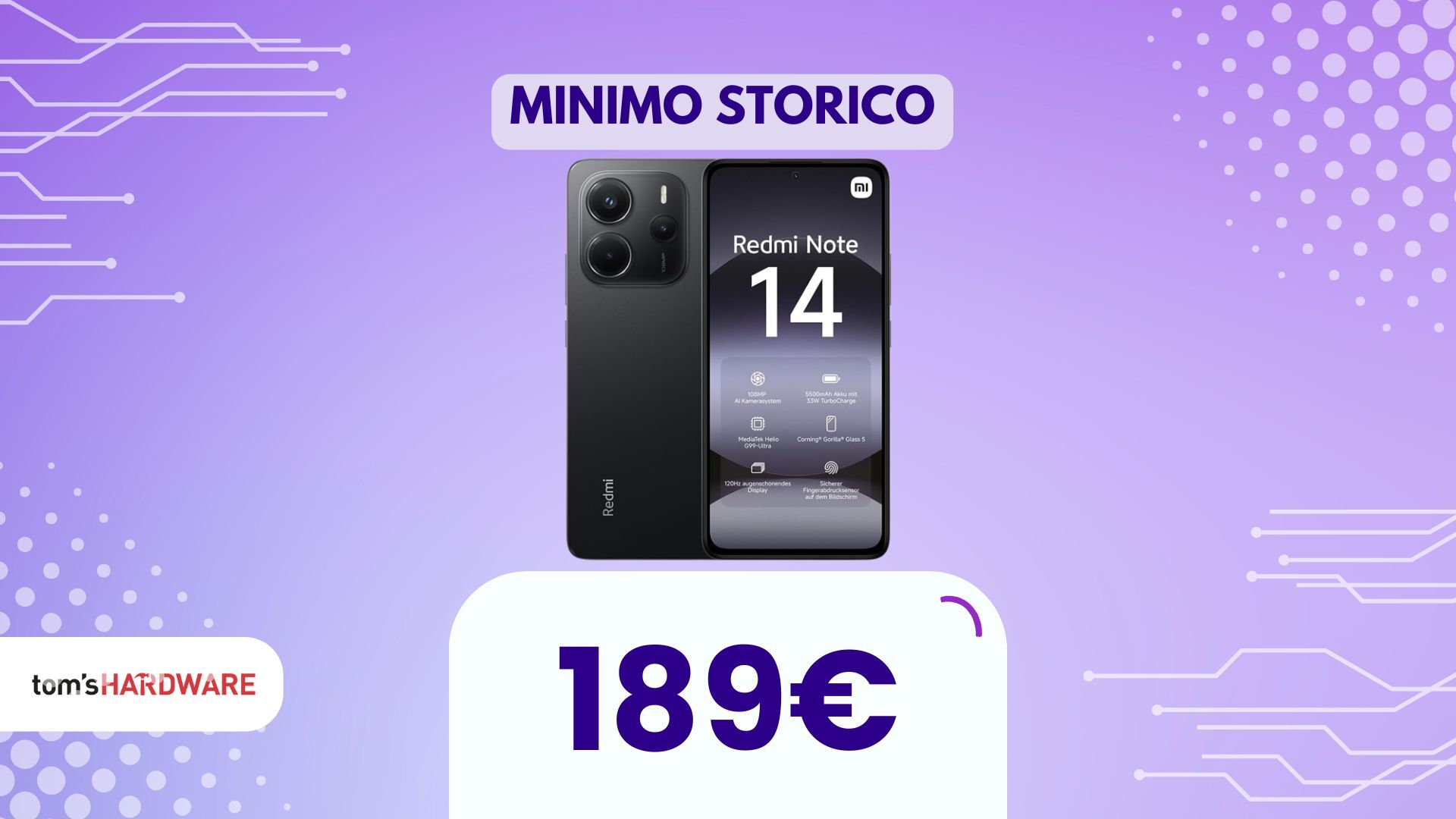 carica batteria redmi note 14