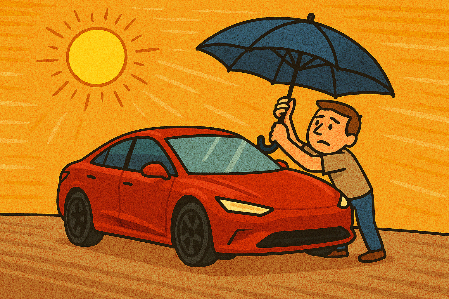 Parasole per auto: 5 idee alternative per proteggere l'auto dal caldo