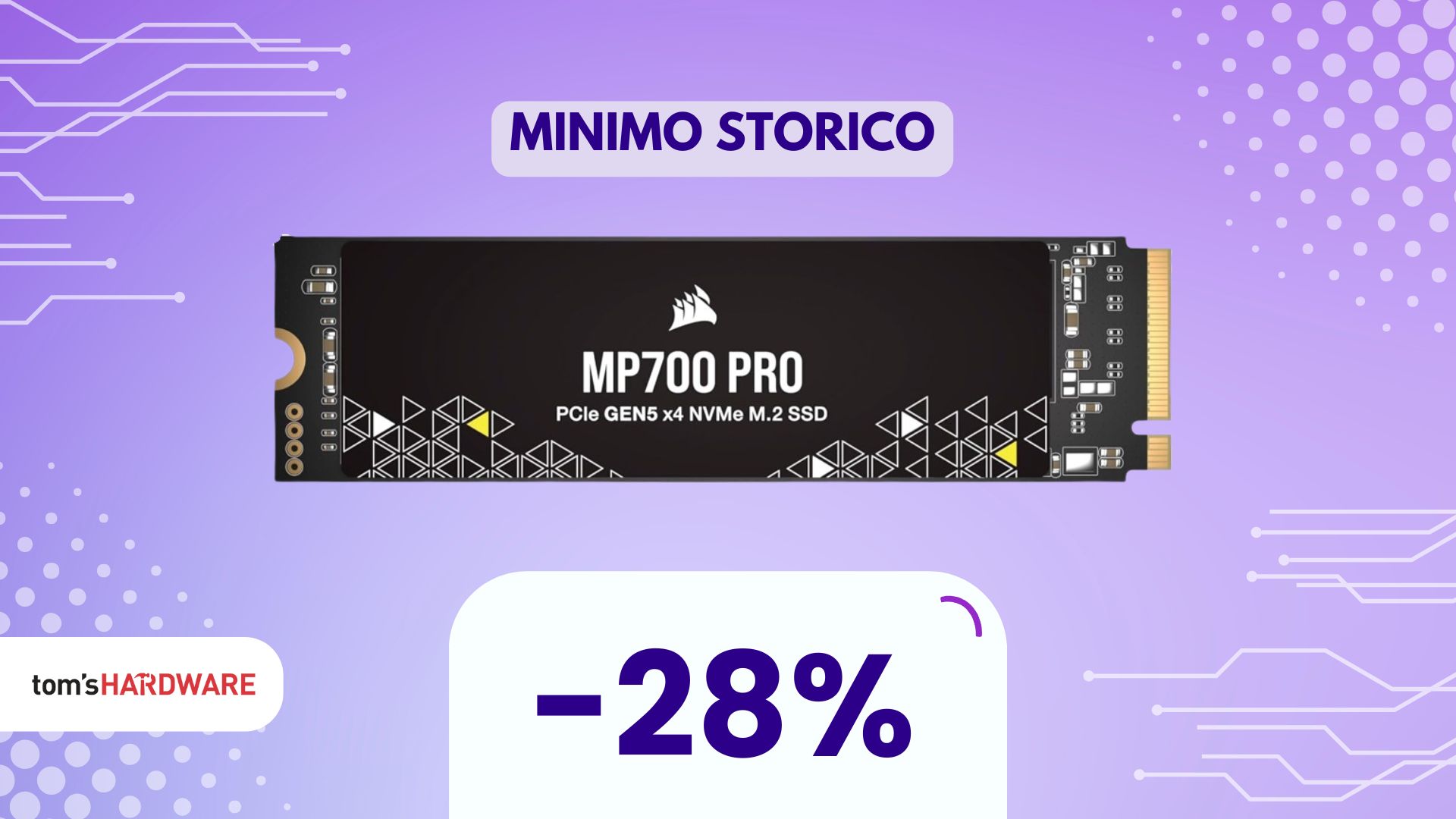 Serve il raffreddamento per reggere questa velocità: SSD Corsair a prezzo bomba
