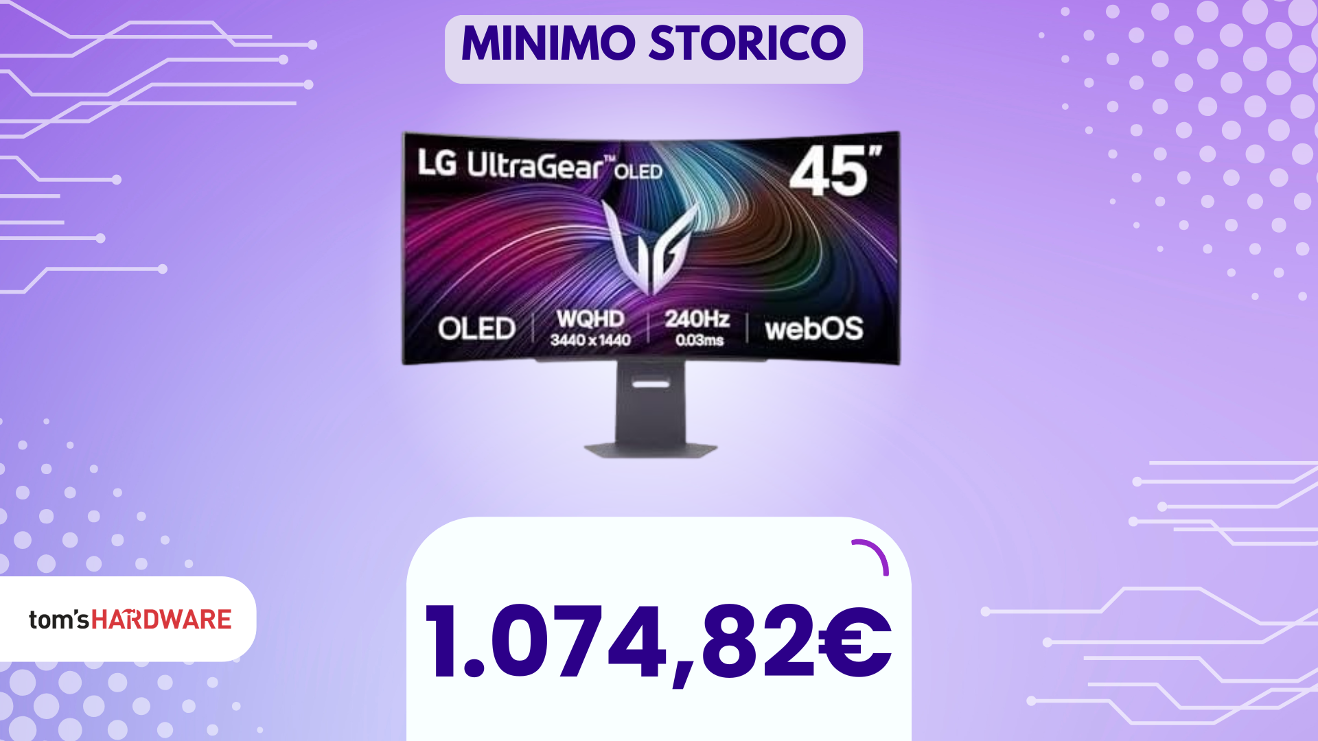Immagini spettacolari e massima reattività con questo monitor LG OLED, oggi in SCONTO!