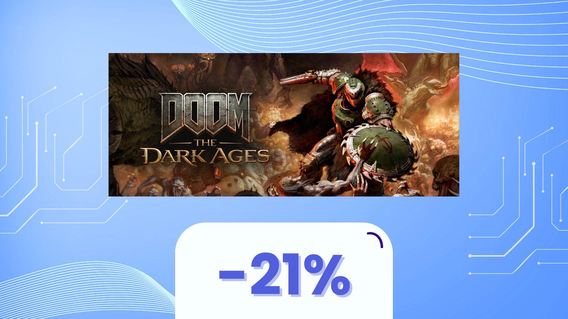 Doom The Dark Ages si avvicina e costa già meno: preorder a -20%
