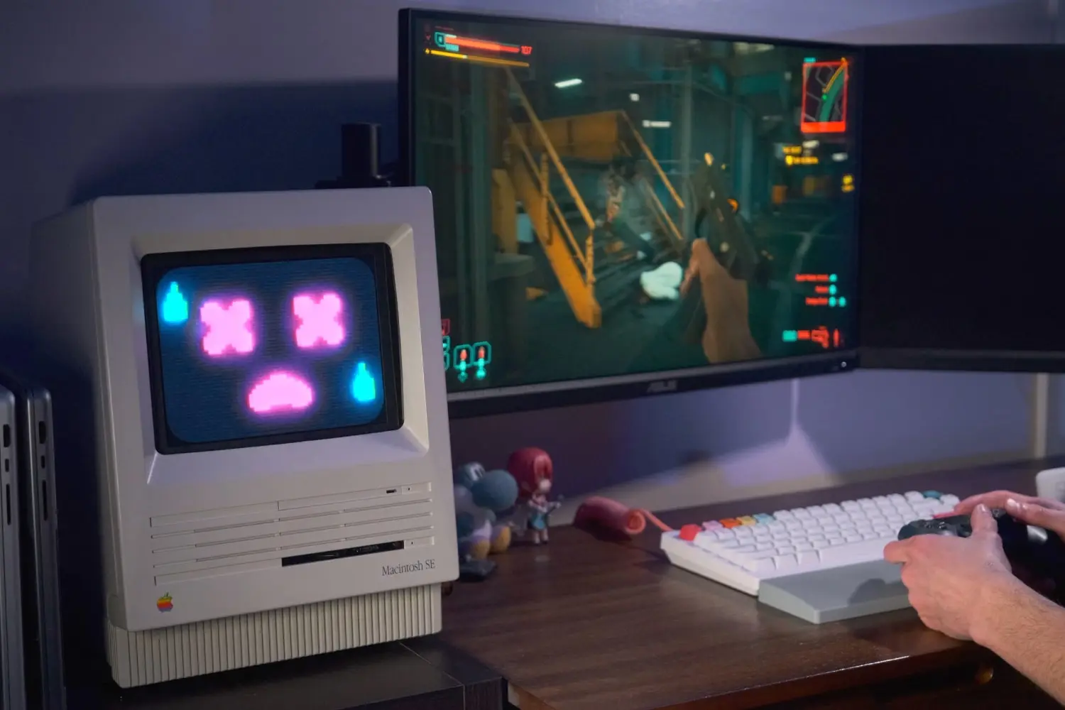 Questo utente ha realizzato un PC da gaming moderno dentro un MAC anni '80