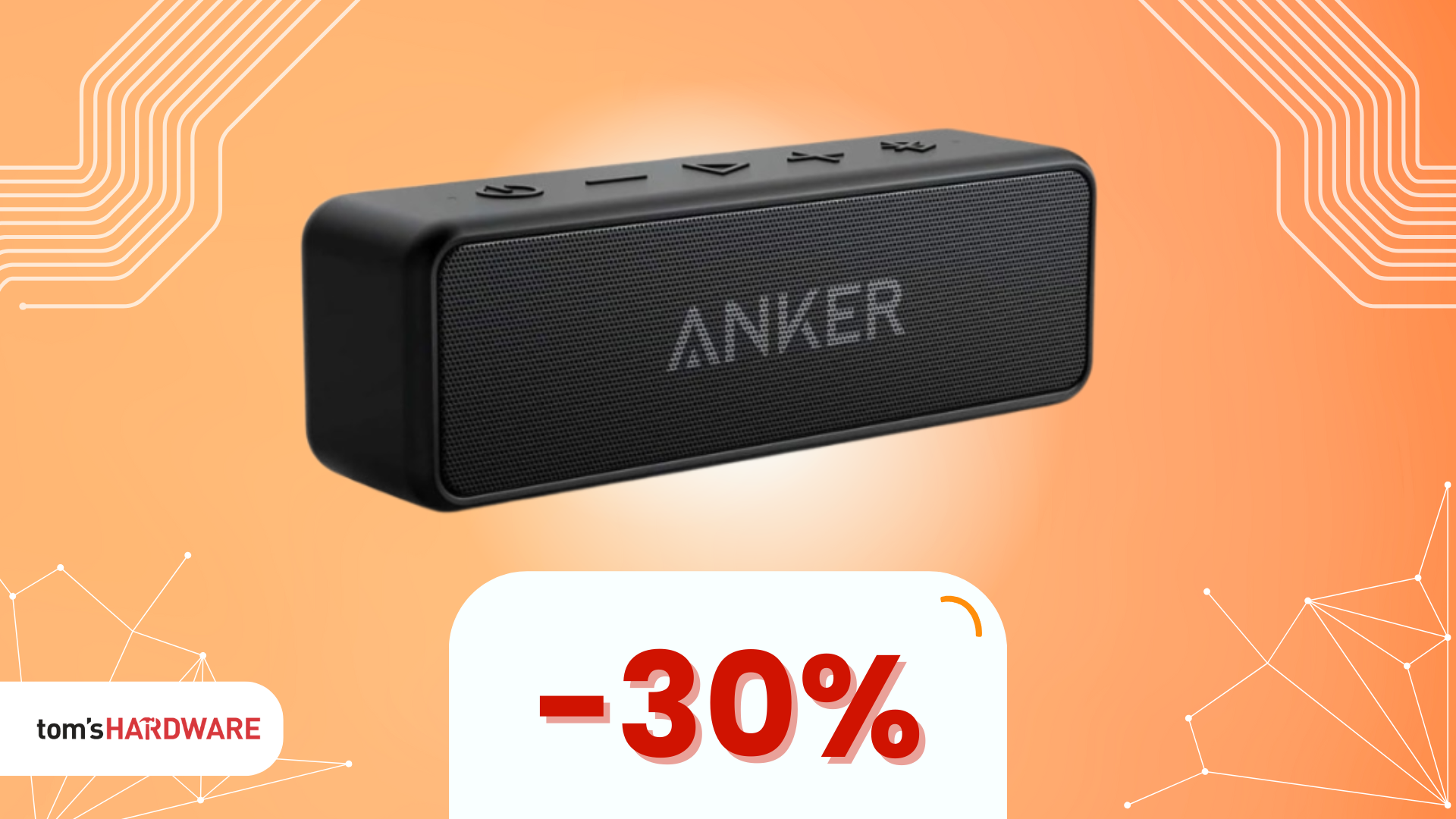 Speaker Anker: la tua musica senza confini né fili a soli 28€!