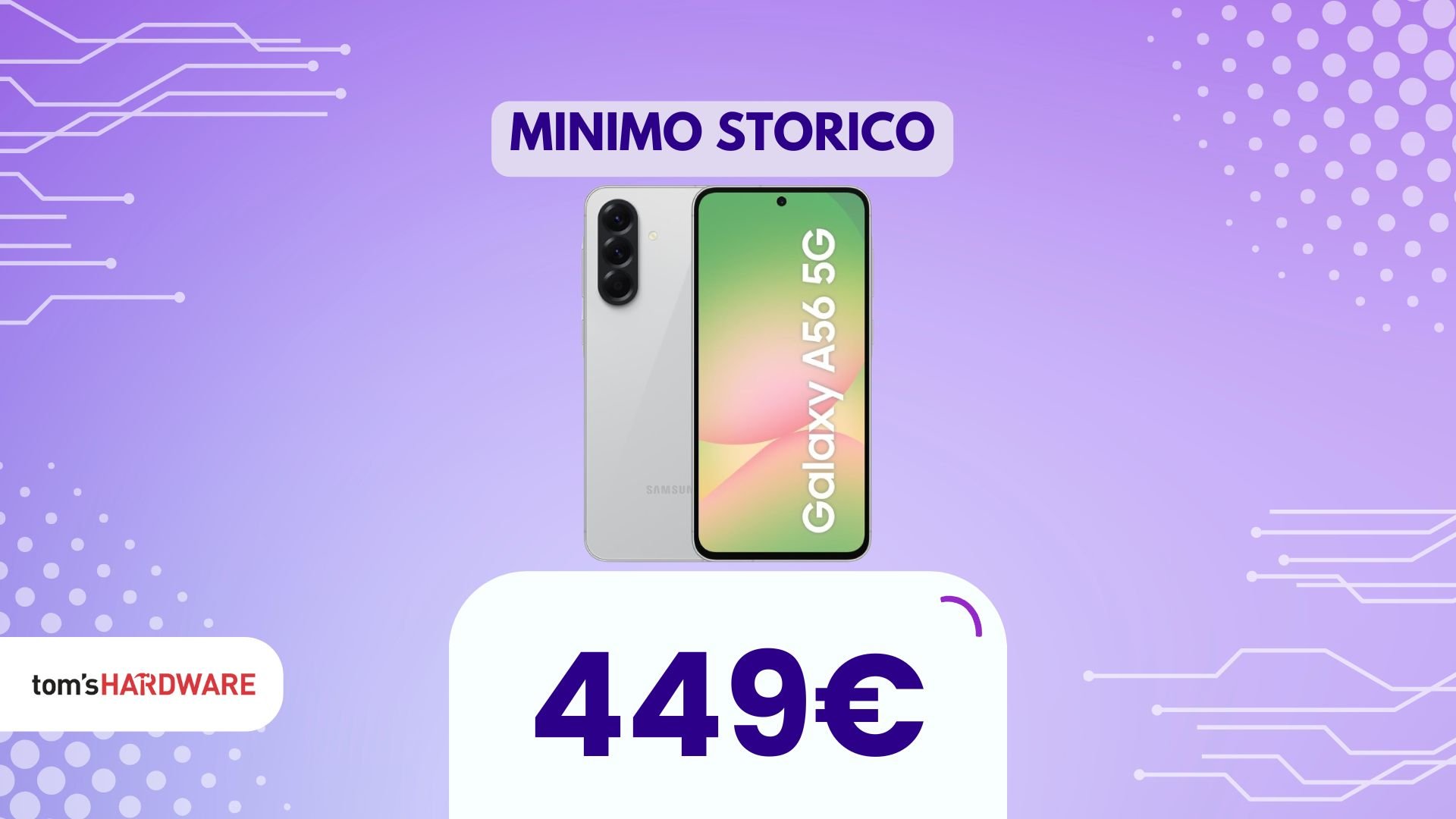 Galaxy A56: Samsung fa centro nella fascia media e Amazon lo sconta di 50€