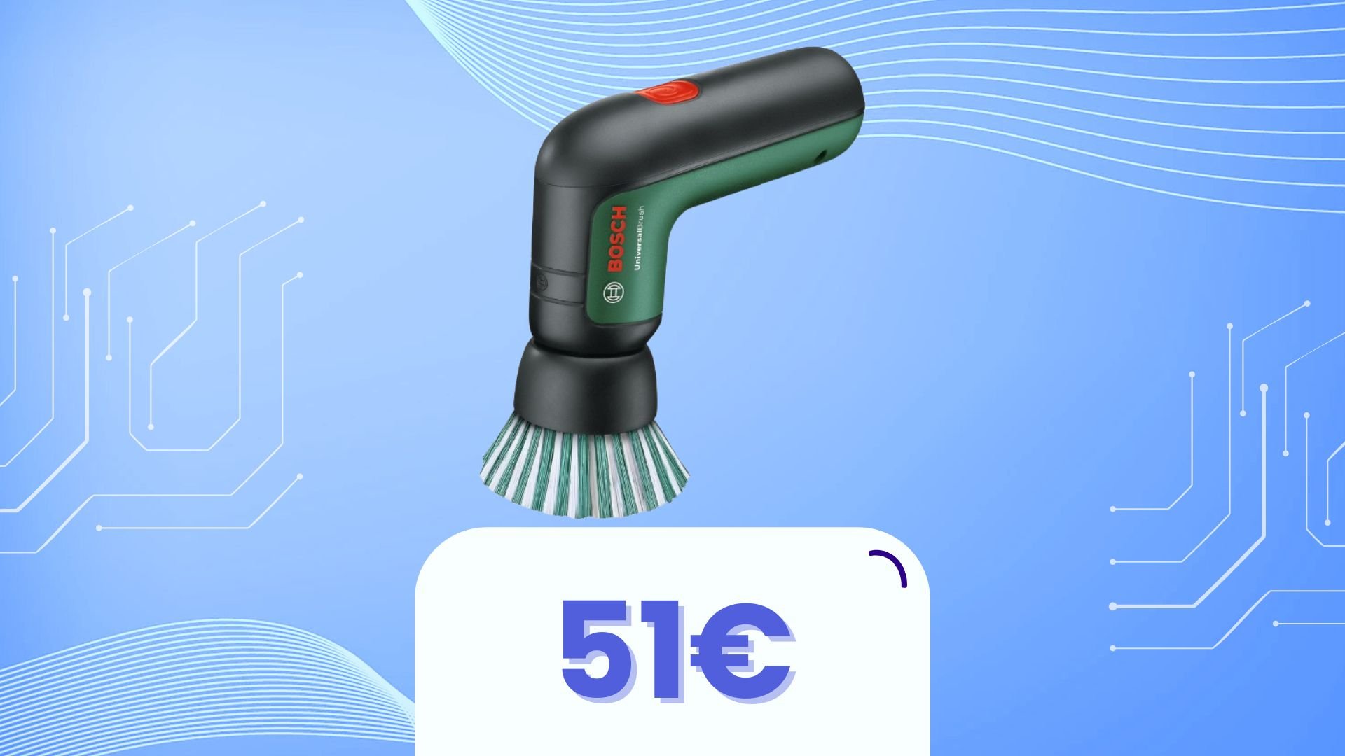 Non hai voglia di strofinare? Ci pensa questa spazzola: tu caricala e lei fa il resto