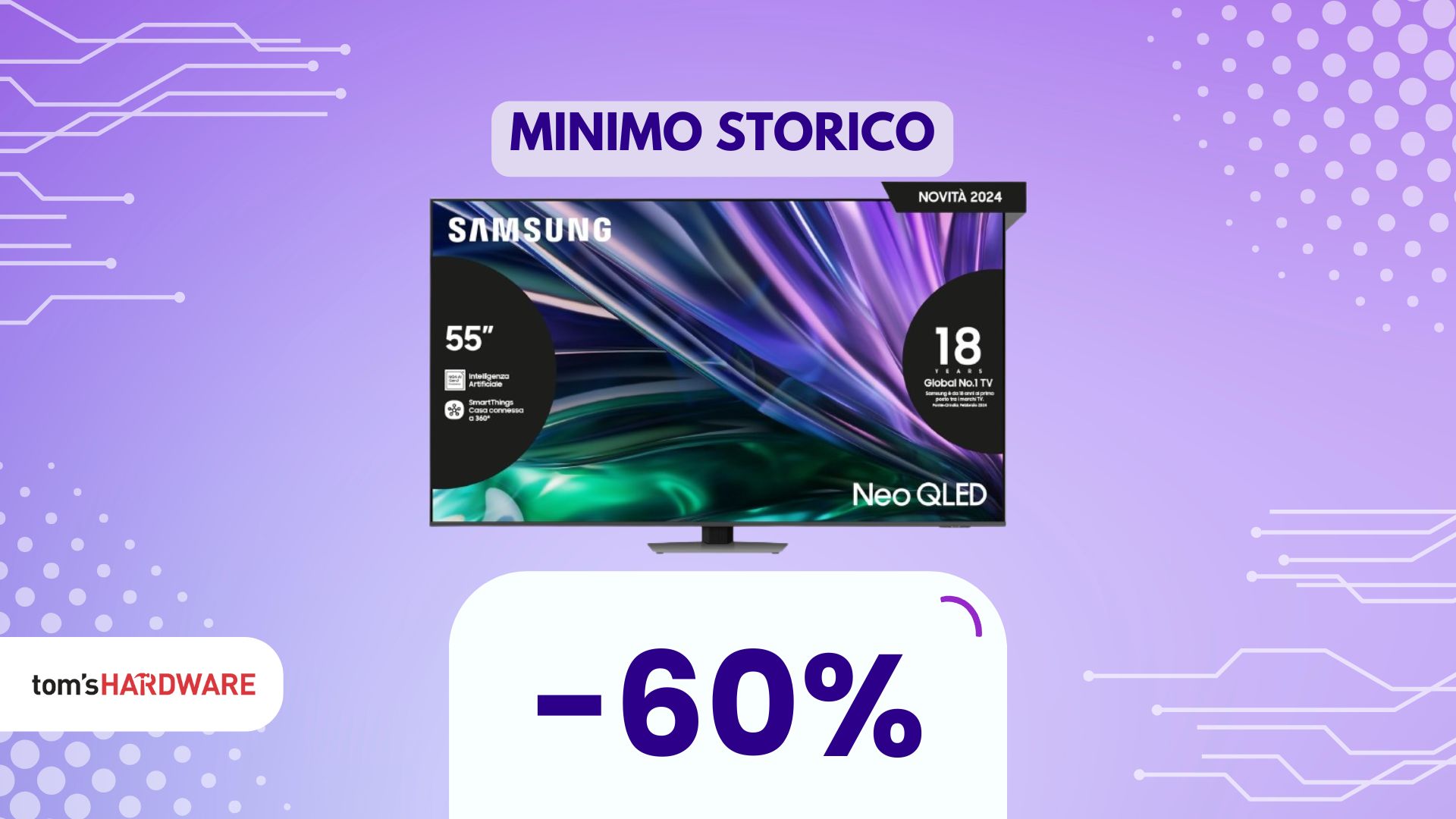 Questa TV Samsung sfiora il top di gamma ma costa meno di 600€