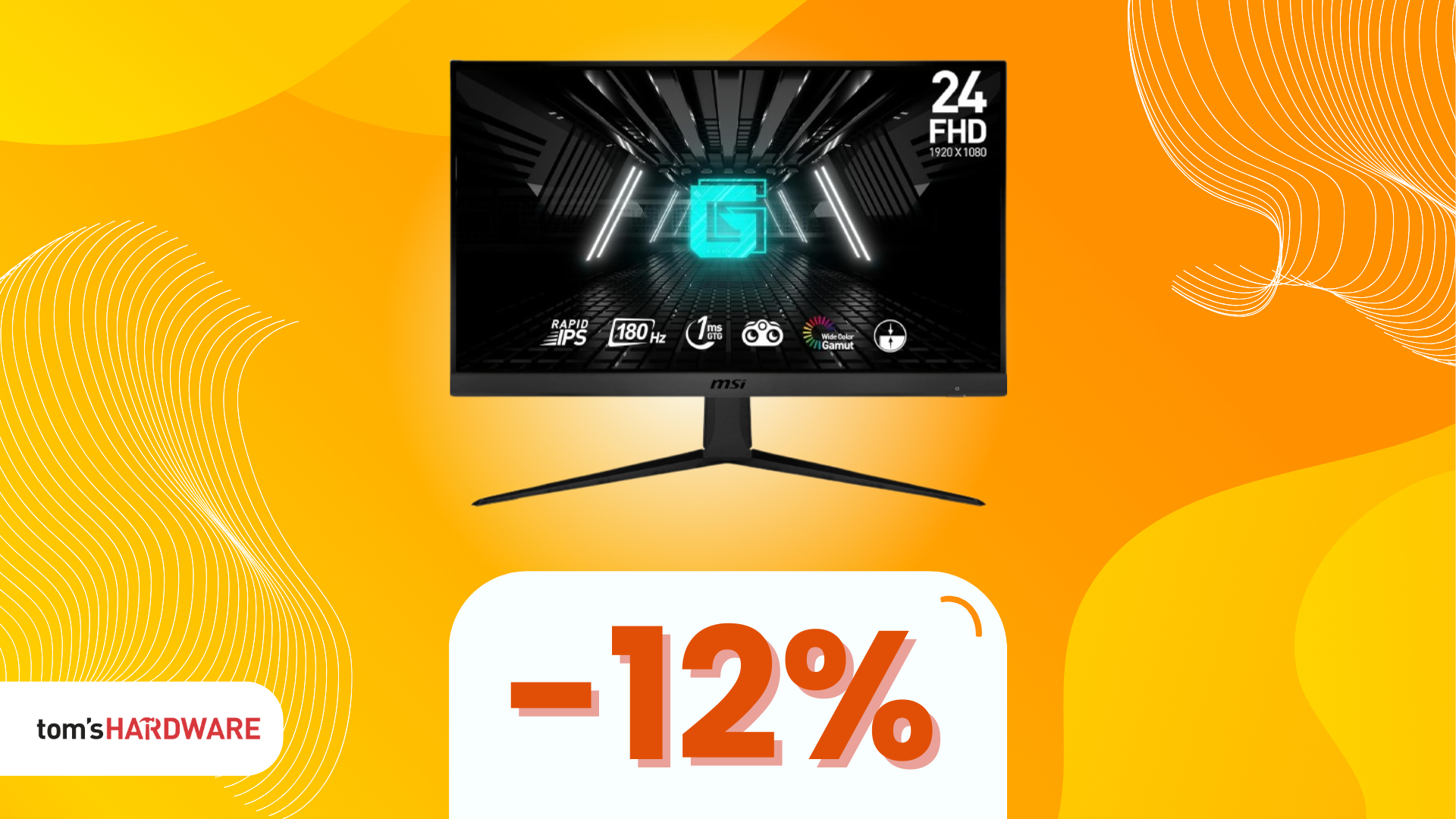 Monitor gaming da 24" con prestazioni da top di gamma oggi a MENO DI 110€! OFFERTA A TEMPO!