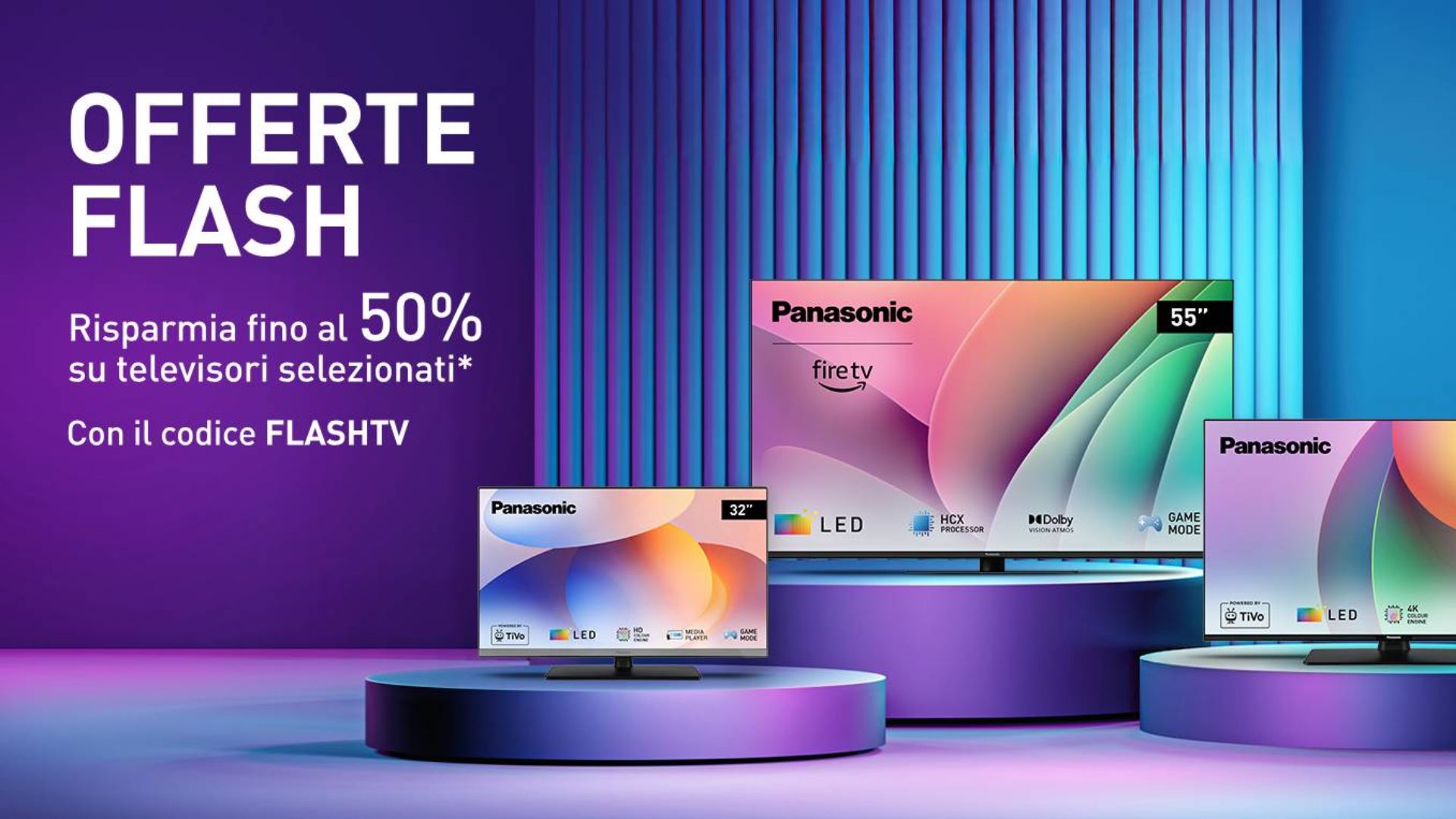 TV fuori dal coro? Queste Panasonic sono scontate alla grande