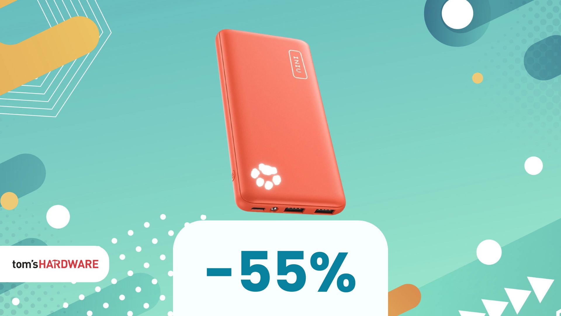 Seleziona quella arancione e la powerbank ti costerà meno di 10€