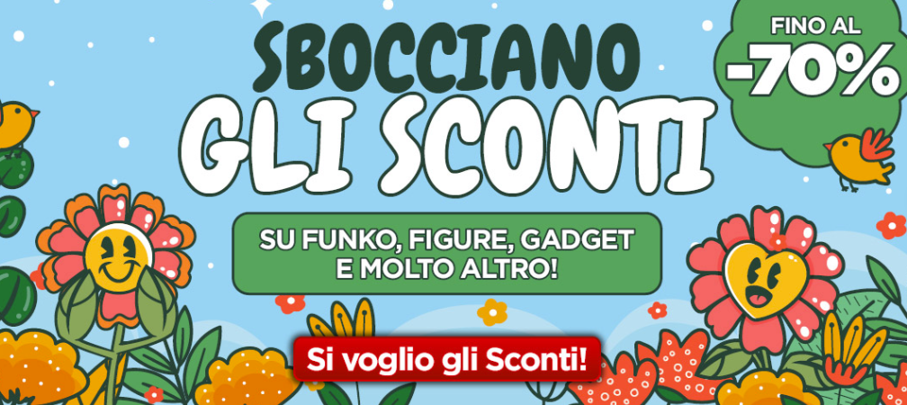 Sbocciano gli sconti su MyComics: risparmia fino al 70% su Funko, figure, gadget e altro ancora!