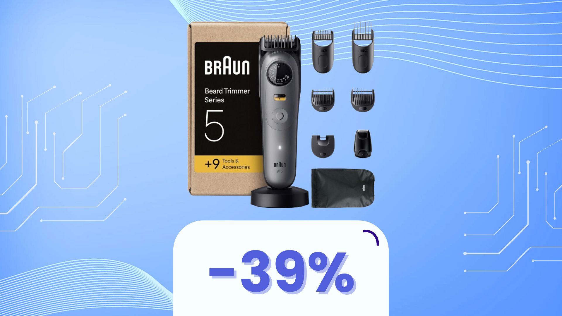 Mai così scontato, mai così preciso: il Braun perfetto per la tua barba