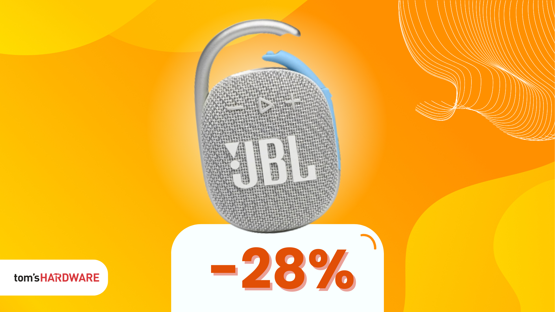 Piccolo ma potente: lo speaker JBL che si aggancia ovunque!