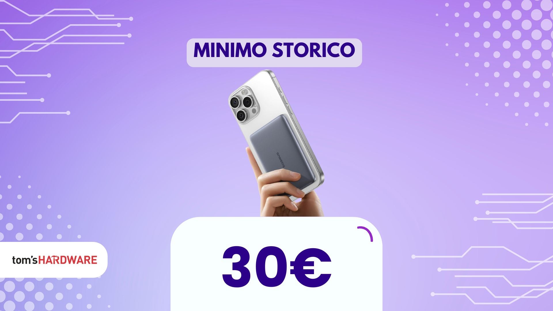 Baseus PicoGo AM41 Ultra-Slim 5000mAh Power Bank - 20W - Pink