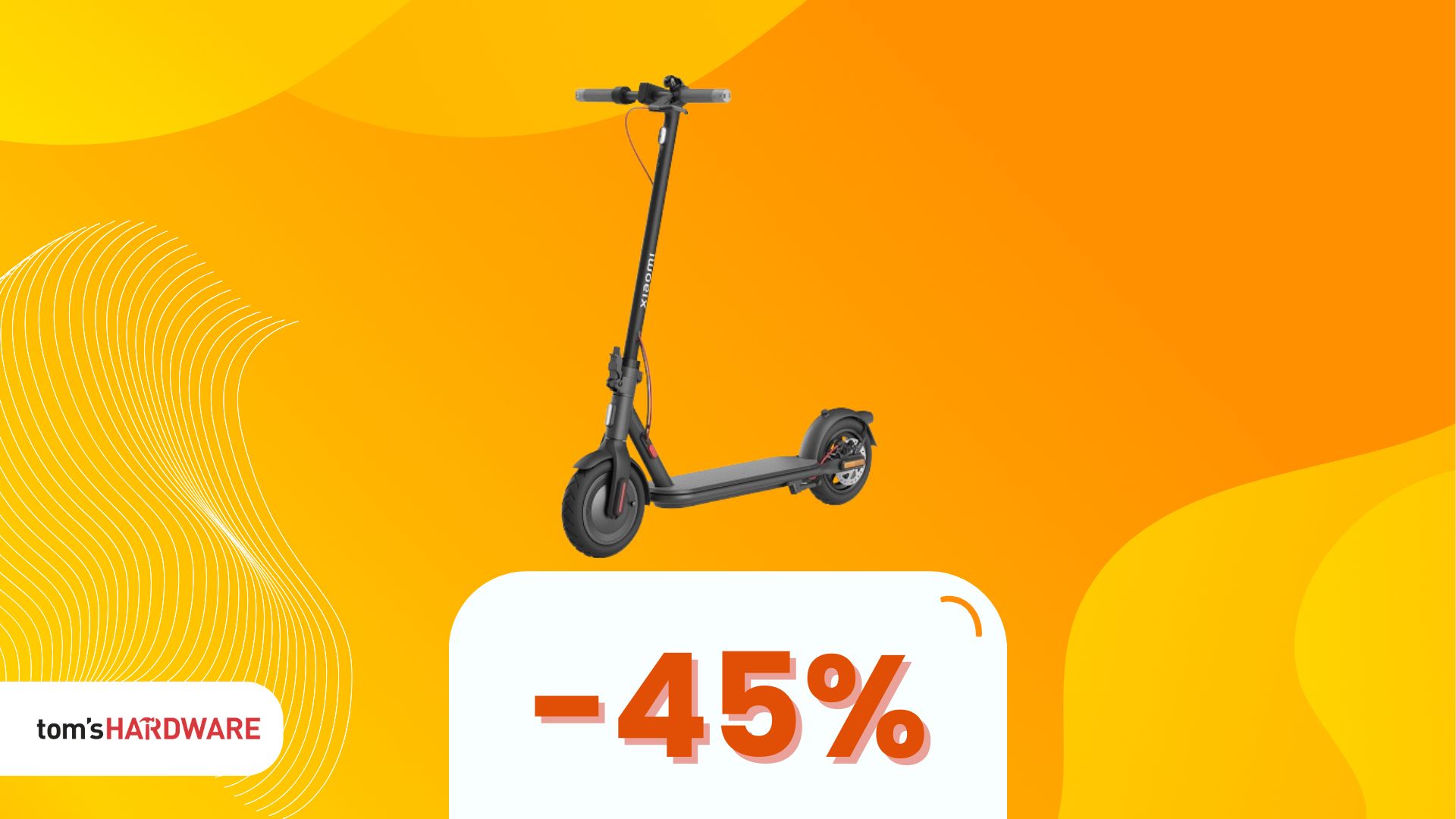 Con questo monopattino Xiaomi (-45%), riparti da fermo anche sulle pendenze