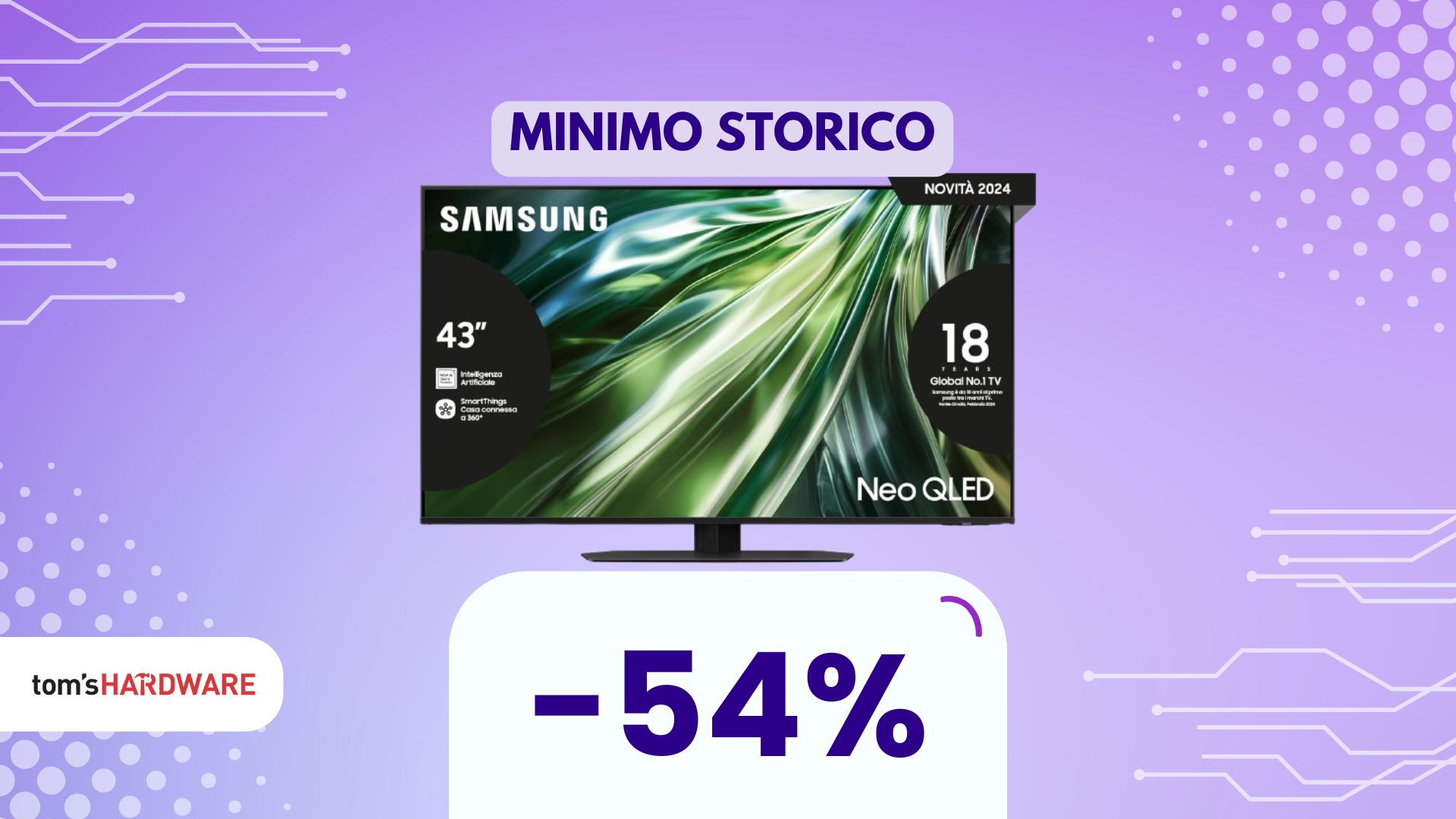 TV TOP per tutti: oggi la miglior Neo QLED è tua con meno di 600€