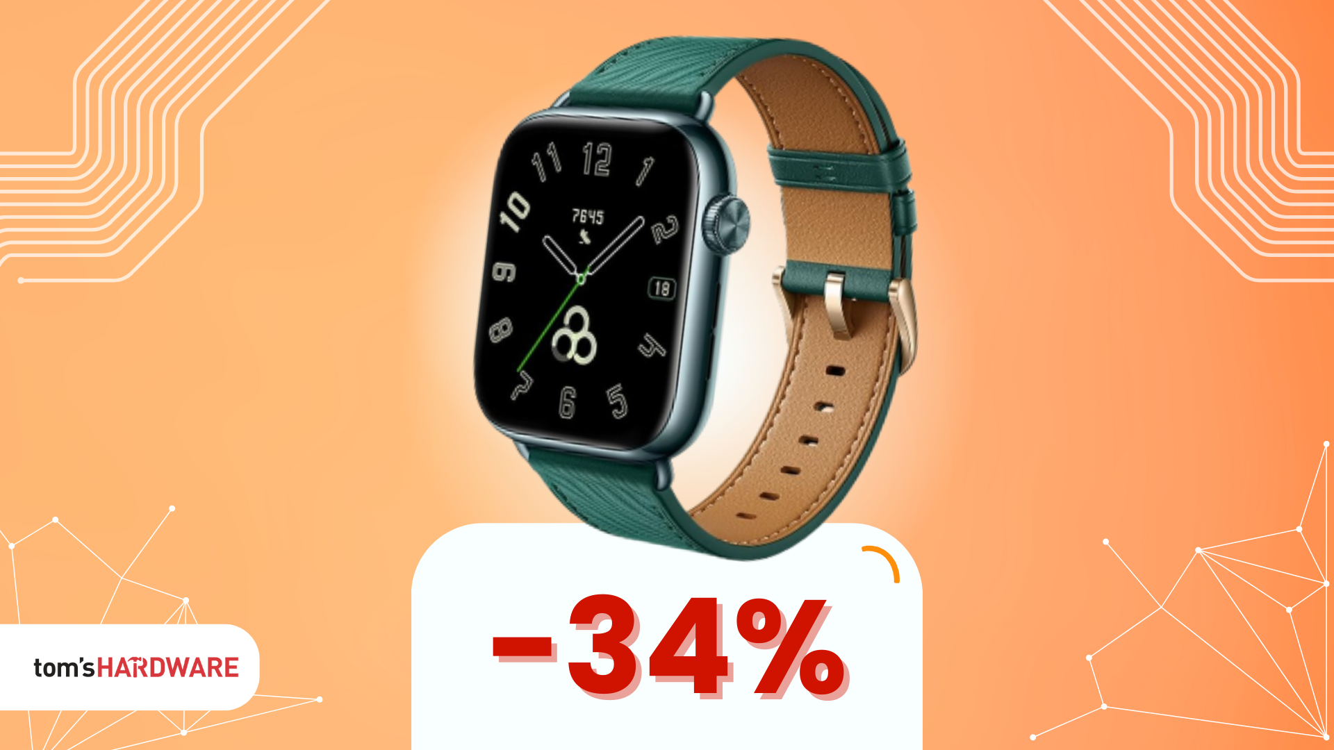Bello, smart, inarrestabile: Honor Watch 5 a soli 99€!