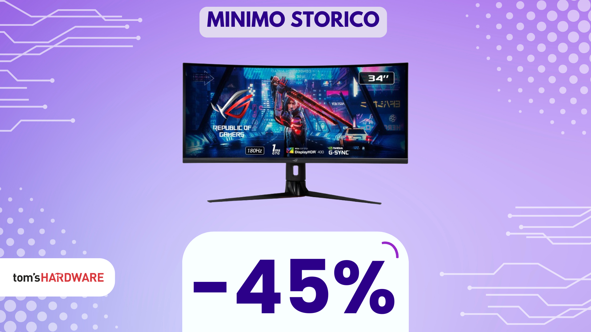 ASUS ROG Strix XG349C: monitor gaming TOP oggi al MINIMO STORICO! - Tom ...