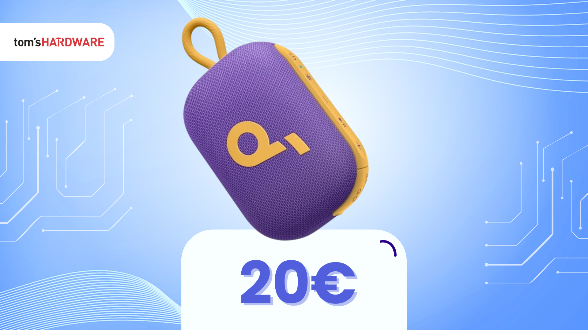 Custodia Rigida Co2CREA Per Altoparlante Soundcore Motion 300 – EVA Antiurto, Impermeabile, Con Cinturino E Moschettone, Solo Custodia