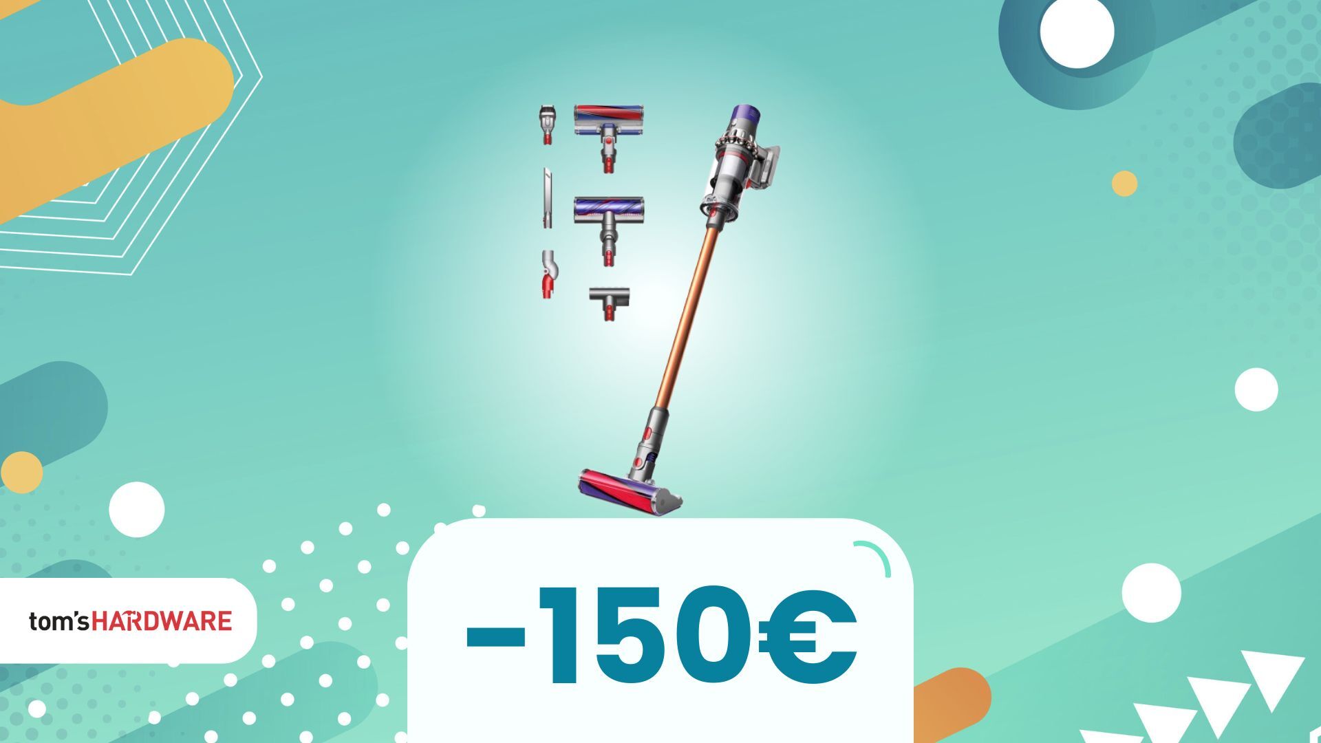 Dyson V10 sconta di 150€: offerta irrinunciabile fino all'inizio dell'anno