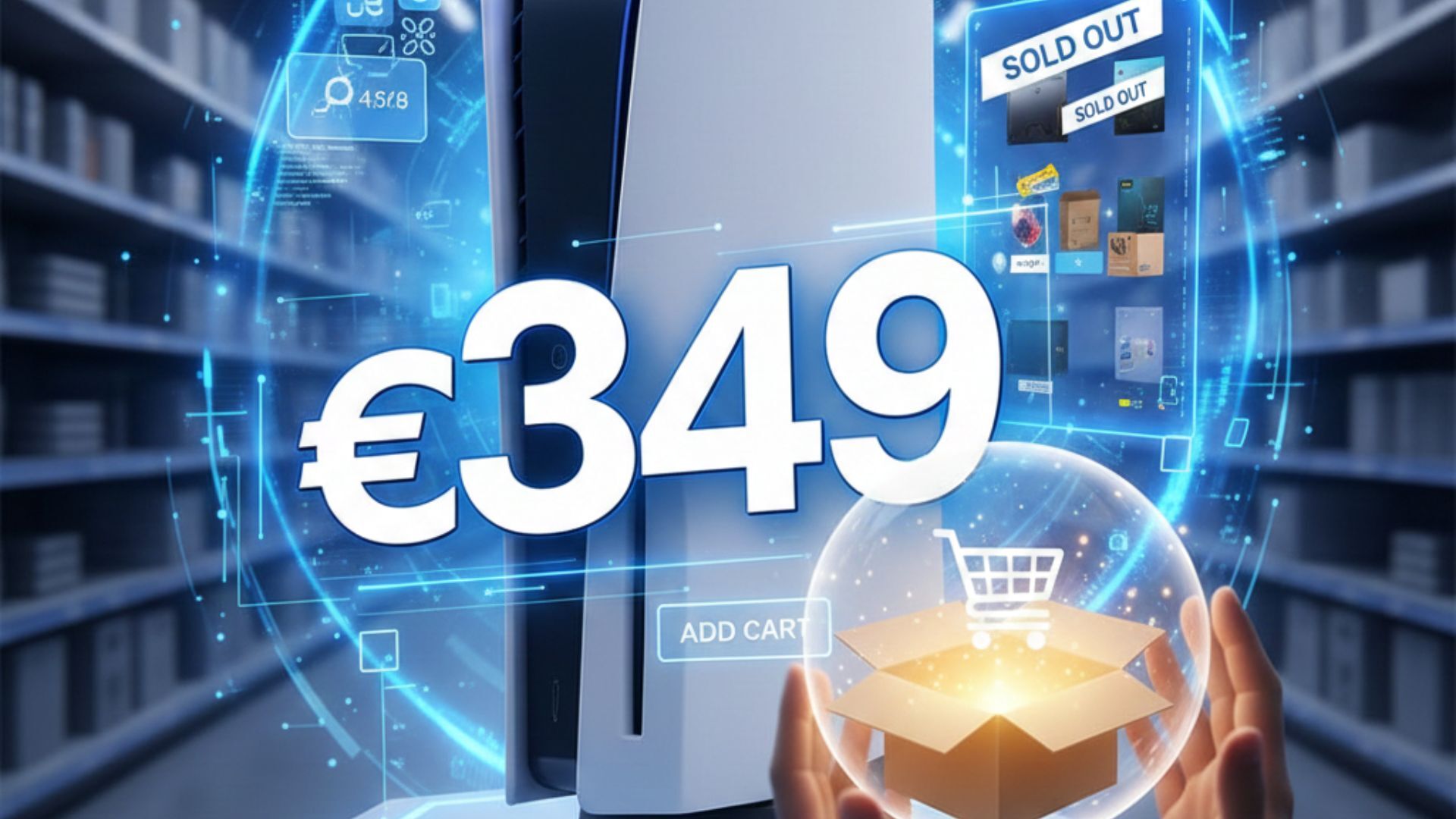 PS5 a 349€, sold-out ovunque? Playoff Store la propone ancora in sconto