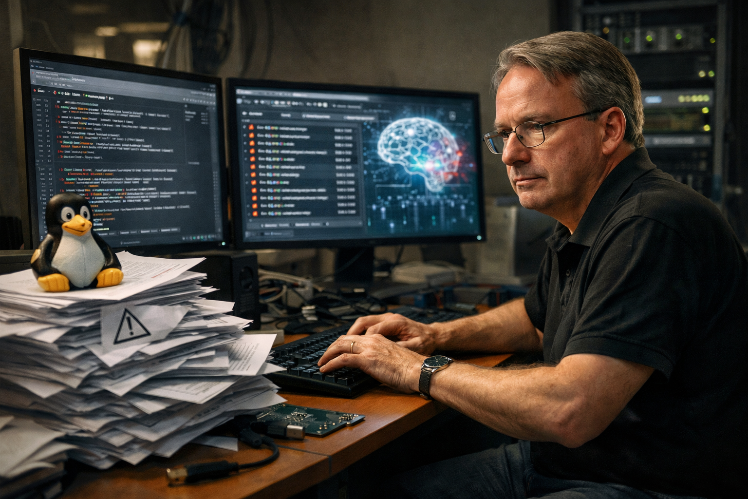 Linux Engineer Iowa Linux travolto dai report IA: Torvalds cambia le regole - Tom's Hardware