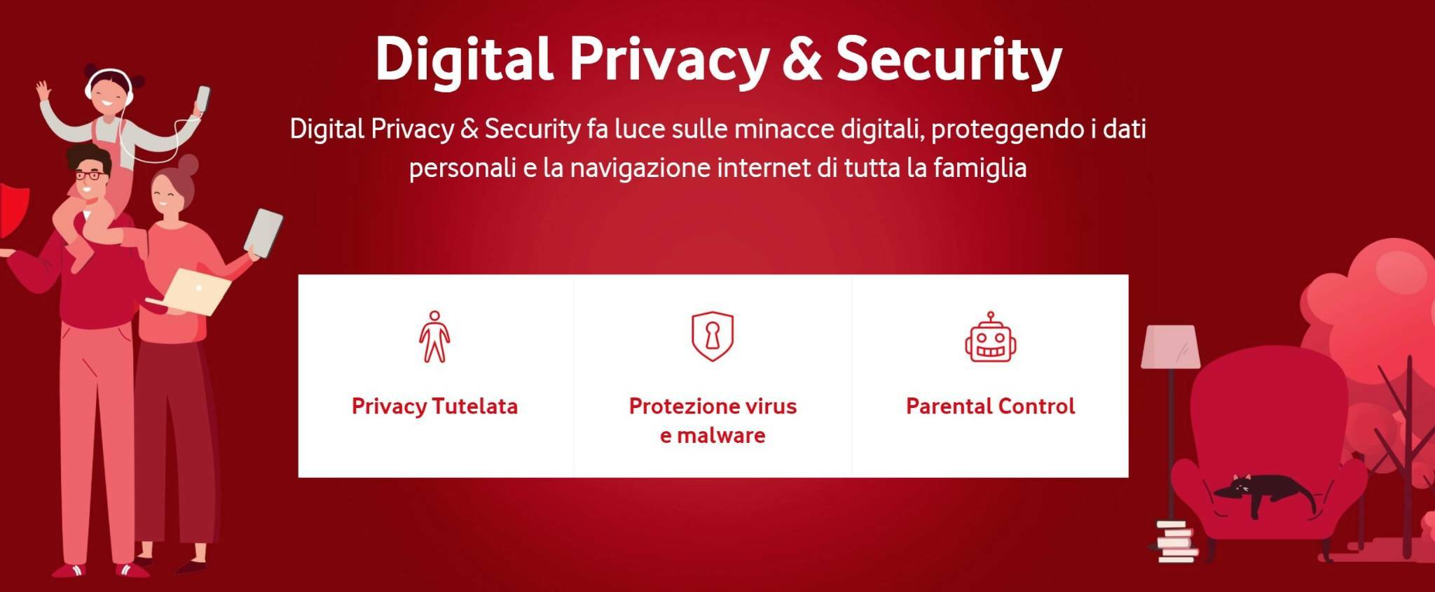 Digital Privacy E Security Family Vodafone Come Disattivare