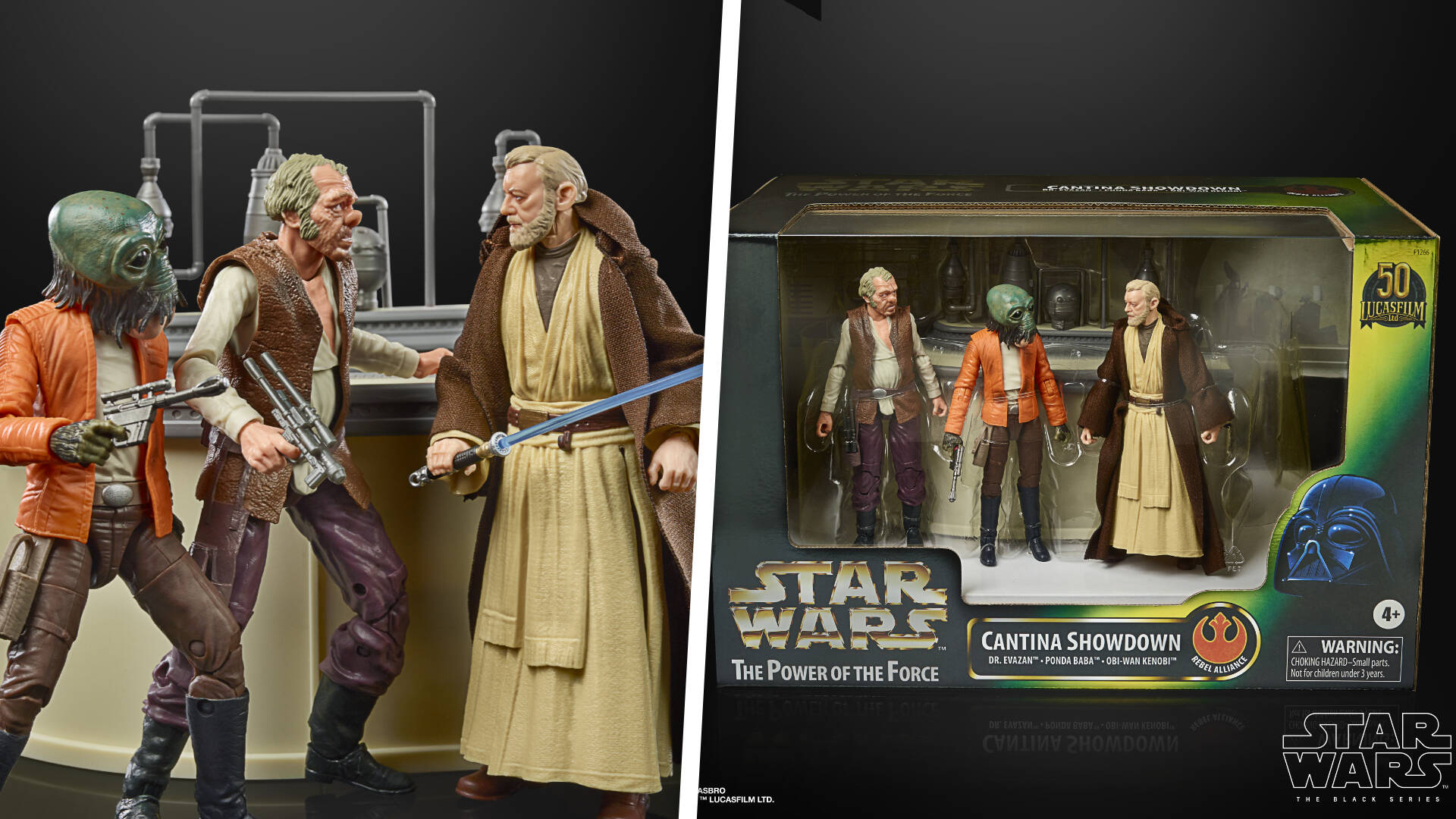 Hasbro El poder de la fuerza Cantina Showdown Black Series 15 cm Multicolor| Techinn
