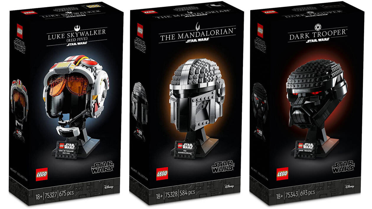 Si amplia la collezione di Caschi di Star Wars in mattoncini