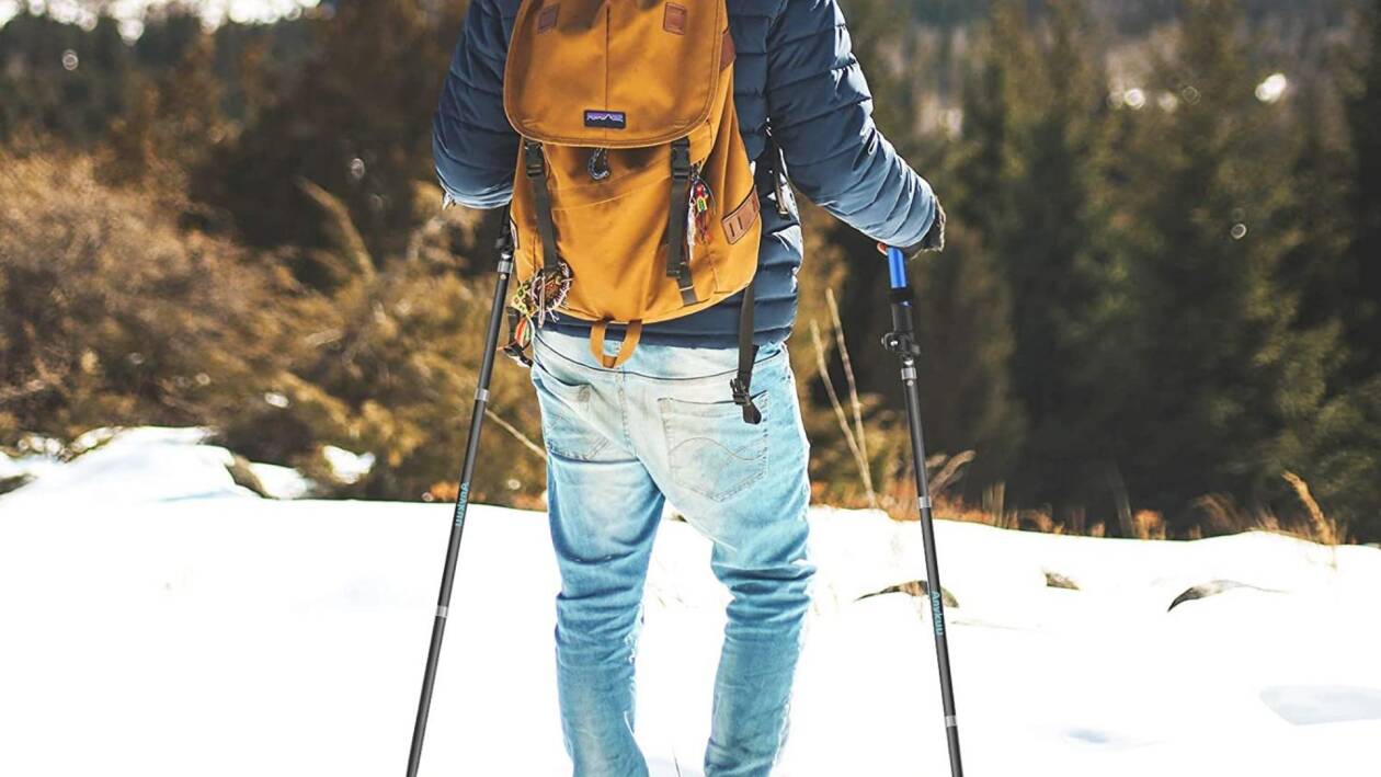 bastoni da montagna in legno