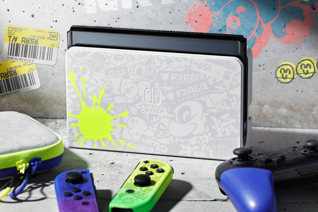 La splendida Switch OLED dedicata a Splatoon 3 è disponibile su Amazon ...