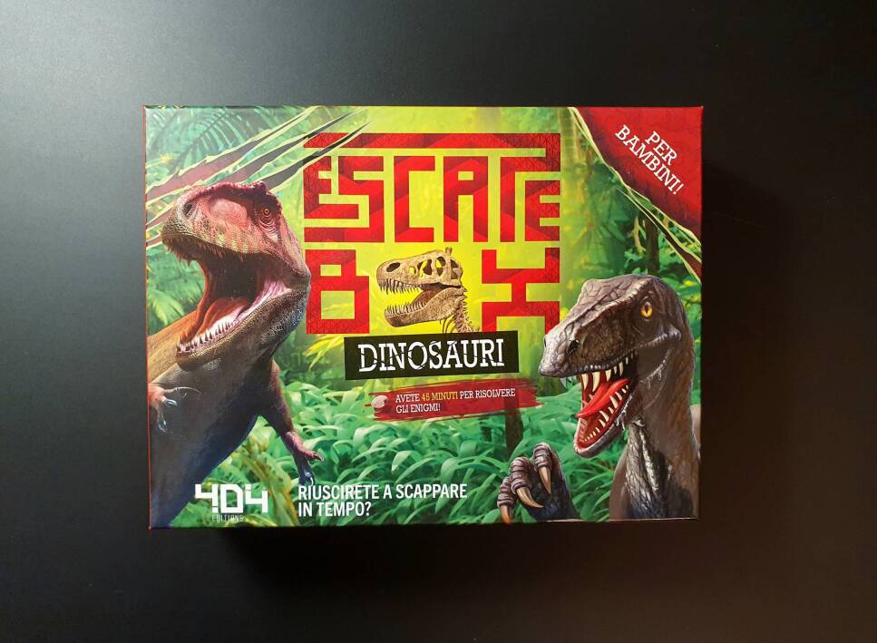 Asmodee Escape Box: Dinosauri - Gioco Da Tavolo Per Bambini 8-12 Anni - 3