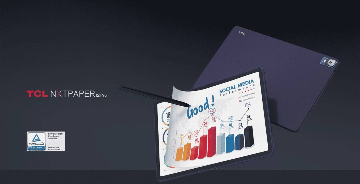 TCL NXTPAPER 12 Pro e TCL TAB 8 LE tablet premium o compatto? Tom's