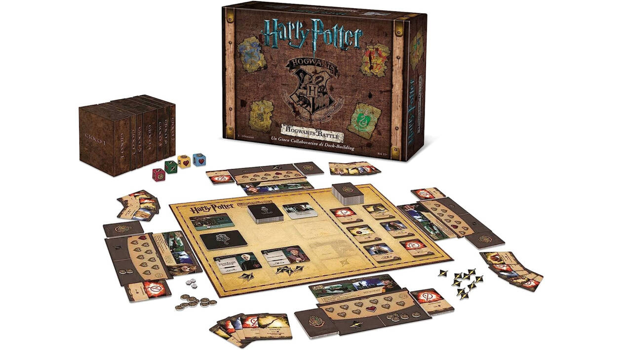 Gioco Da Tavolo Harry Potter Back To Hogwarts: Per 2-4 Giocatori, Dai 6 Anni, Ispirato A Snakes And Ladders