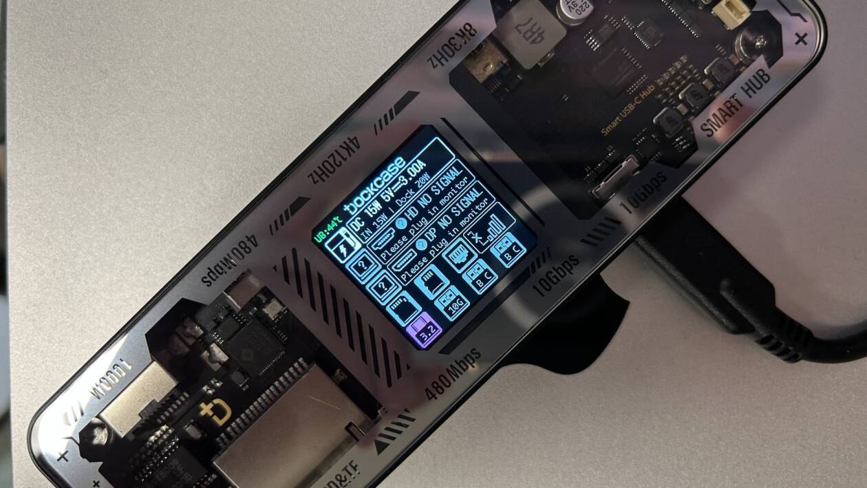 Dock Di Ricarica Per Console Con 10 Slot Per Schede Gioco E Uscita 4K, In Legno E Metallo